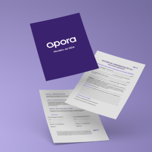 Opora modèle de NDA confidentalité vente site internet